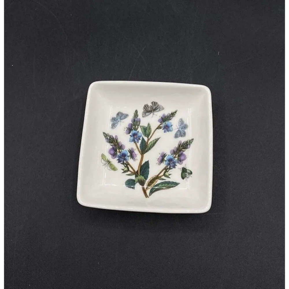 Portmeirion Botanic Garden Mini 3” X 3” Square Dish BG76011-XS NEW